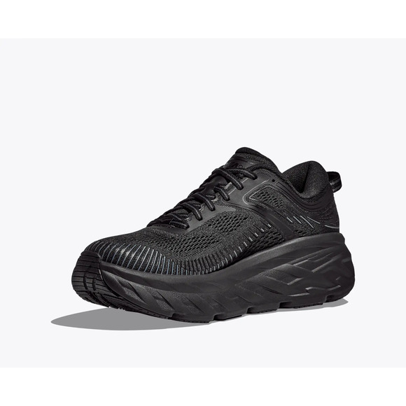Hoka One One Bondi 7 Size 8 M Black Mens Running Shoes main image 6